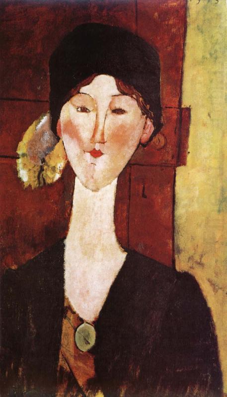 Portrait of Beatrice Hastings, Amedeo Modigliani
